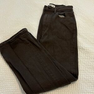 Chocolate Brown Abercrombie Jeans